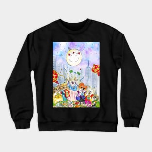 Lunar New Year Cats and Dogs Crewneck Sweatshirt